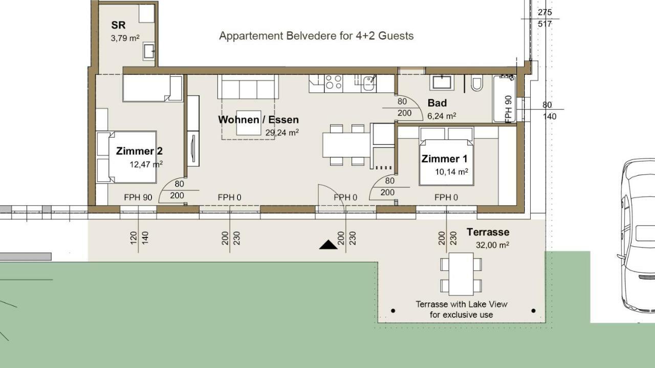 Appartement Belvedere 코이차흐 암 제 외부 사진
